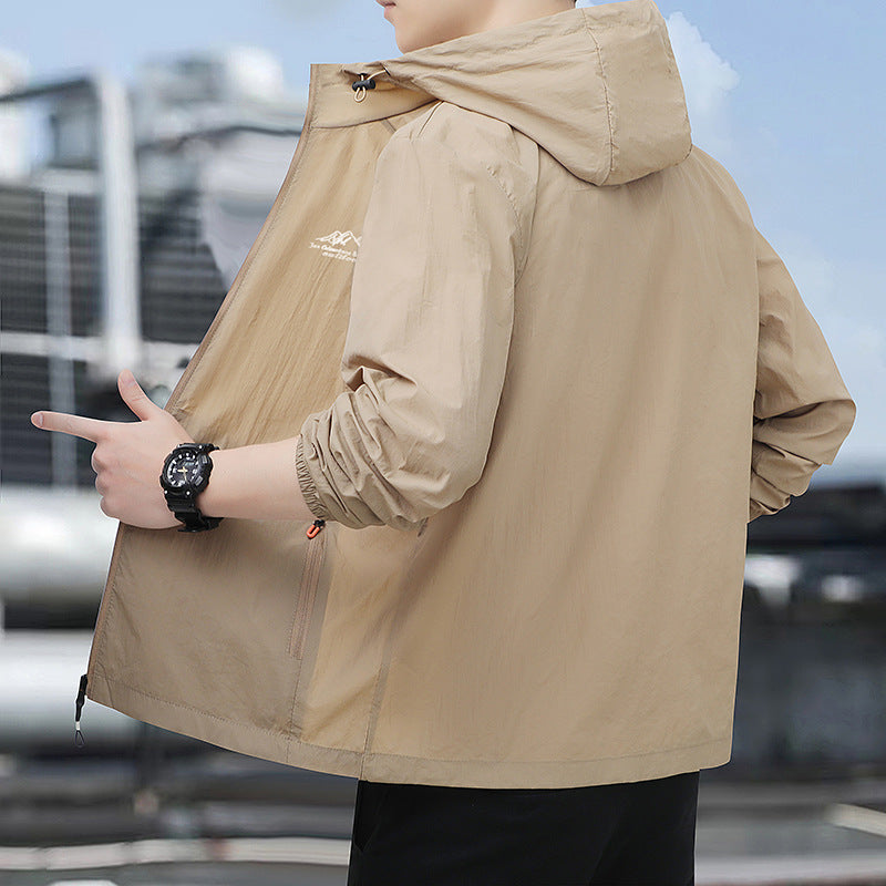 Herren Leichte Windjacke Drune