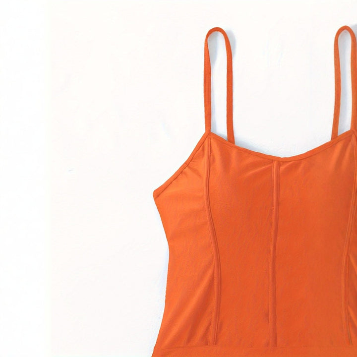 Damen Einteiler Badeanzug mit elegantem Schnitt Drune