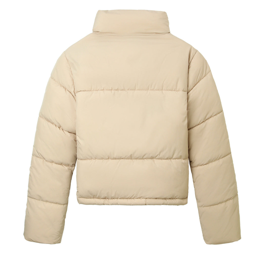 Damen Kurze Steppjacke Drune