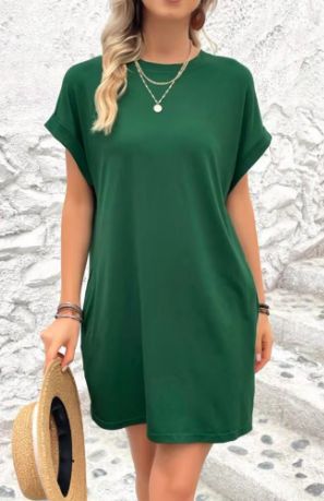 Damen Freizeitkleid mit praktischen Taschen und lässigem Schnitt Drune