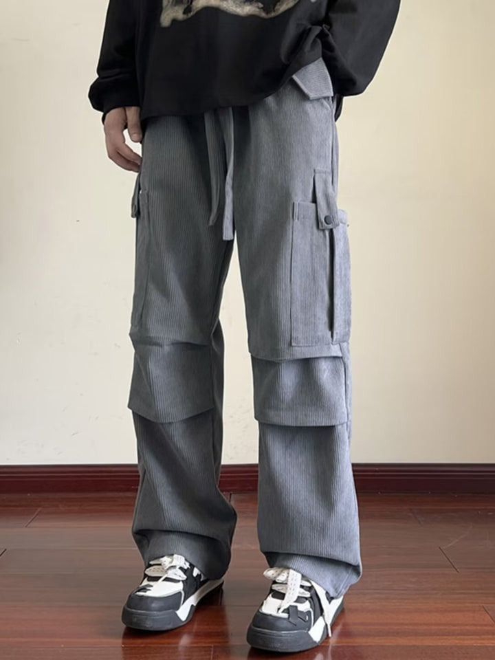 Damen Bequeme Cargo-Hose Drune