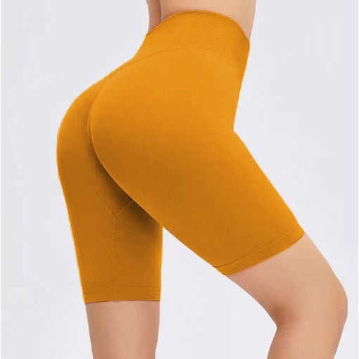 Damen Figurbetonte Radlerhosen mit super elastischem Material Drune