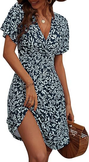 Blossomé™ - Elegantes geblümtes Minikleid für Frauen