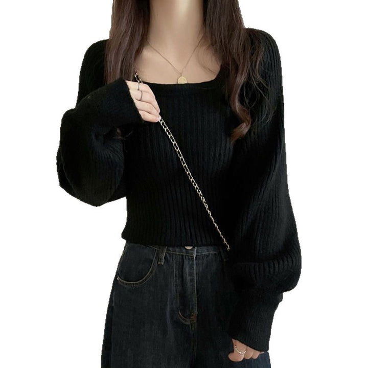 Damen Strickpullover mit weit geschnittenen Ärmeln Drune