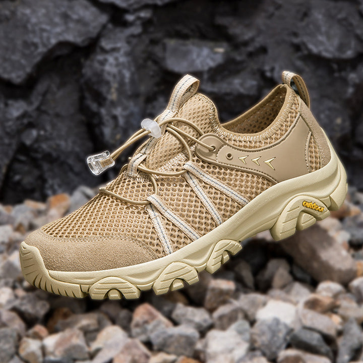 Herren atmungsaktive Trekking‑Trail‑Sneaker mit Quick‑Lace und griffiger Offroad‑Sohle Drune