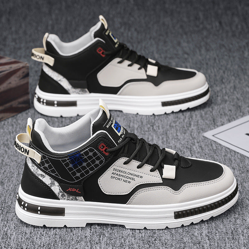 Damen modische und sportliche High-Top Sneakers mit innovativer Sohle Drune