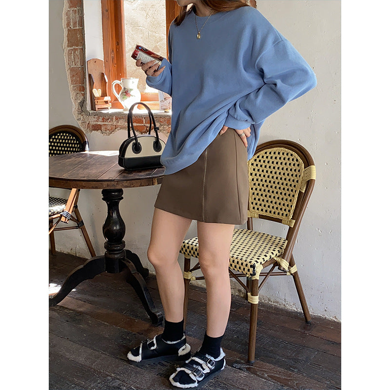 Damen oversized Sweatshirt mit Raglanärmeln Drune