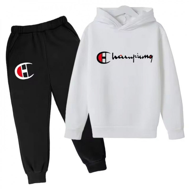 Unisex nan Kapuzenpullover mit Jogginghose Freizeitset Drune
