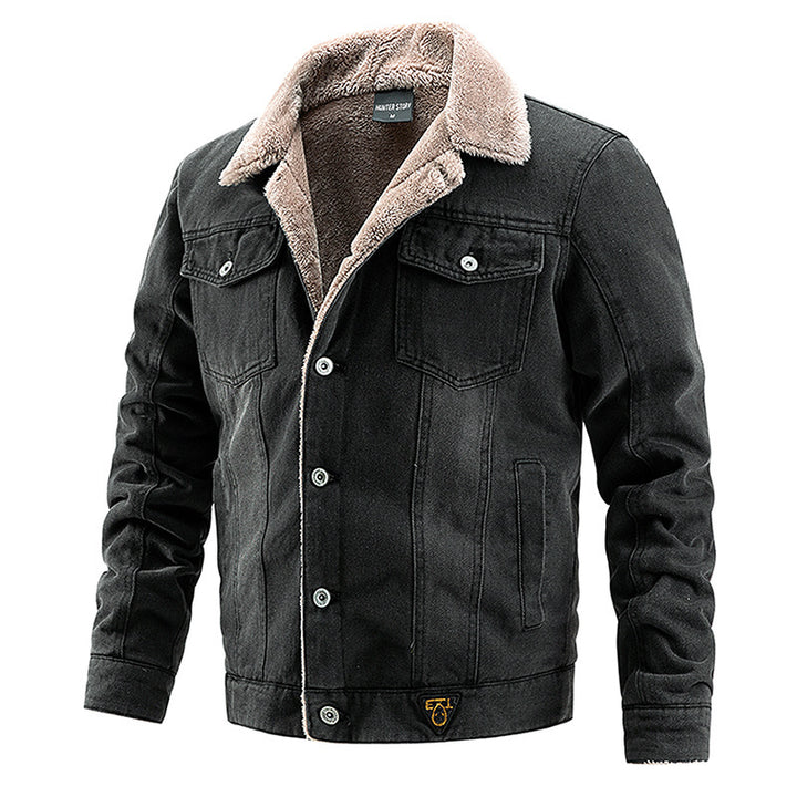 Herren Denim Jacke mit Kuschelfutter Drune