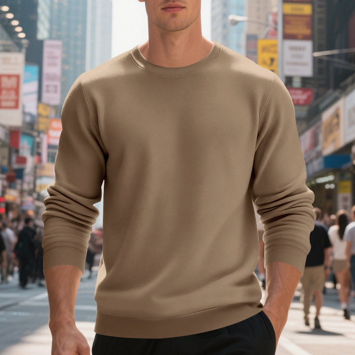 Herren Sweatshirt mit Rundhalsausschnitt Drune