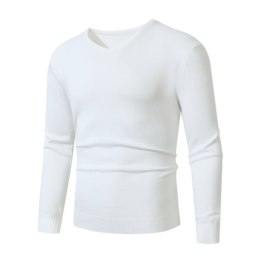 Herren eleganter V-Ausschnitt Pullover aus hochwertiger Baumwolle Drune