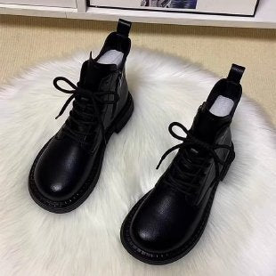 Damen Modische Chunky Boots Drune