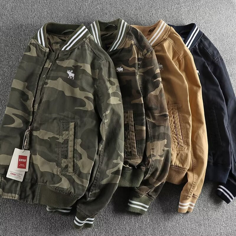 Herren Camouflage Bomberjacke Drune