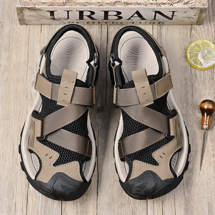Damen Sportliche Outdoor-Sandalen mit rutschfester Sohle und verstellbaren Riemen Drune