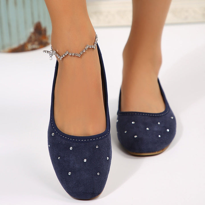 Damen Elegante und funkelnde Ballerinas Drune