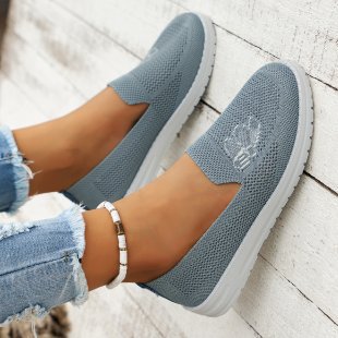 Damen Atmungsaktive Slip-On Sneakers Drune