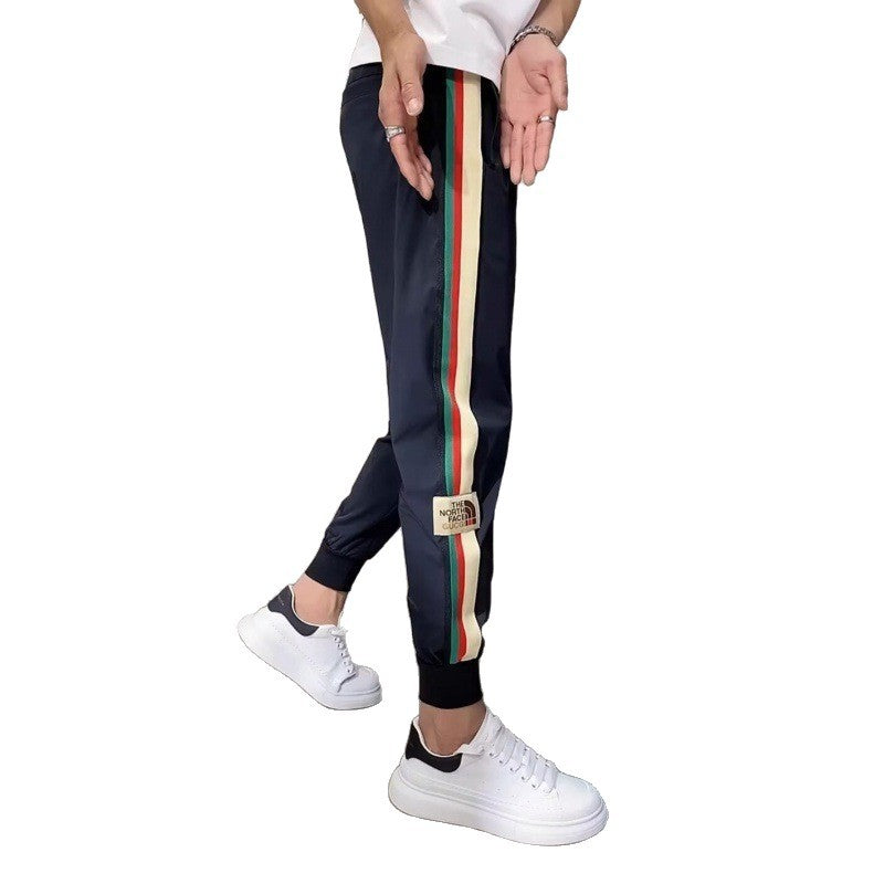 Herren Sportliche Trainingshose mit Streifen Drune