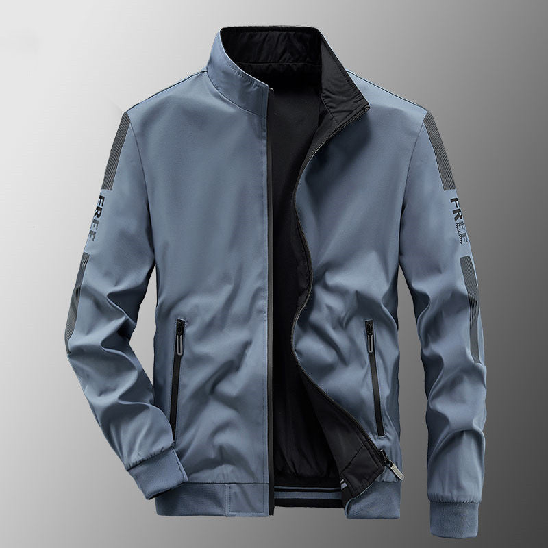 Herren Sportliche Windbreaker Jacke Drune