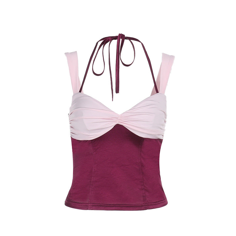 Damen Crop-Top mit schulterfreiem Design und raffinierten Rüschendetails Drune