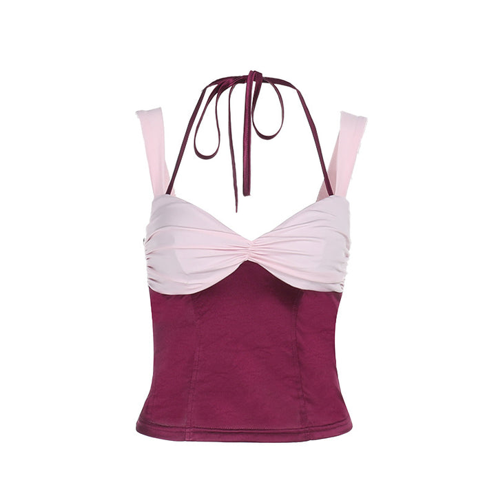 Damen Crop-Top mit schulterfreiem Design und raffinierten Rüschendetails Drune