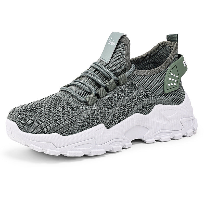Damen Sportliche Sneaker mit atmungsaktiver Netzstruktur und dämpfender Sohle Drune