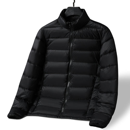 Herren Ultraleichte packbare Steppjacke mit Thermowatte & Stehkragen Drune