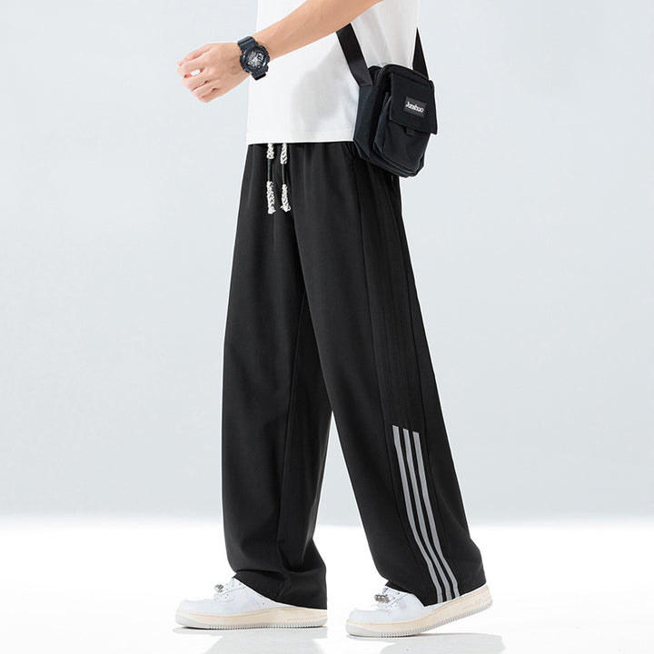 Herren Sportliche Weitgeschnittene Freizeithose