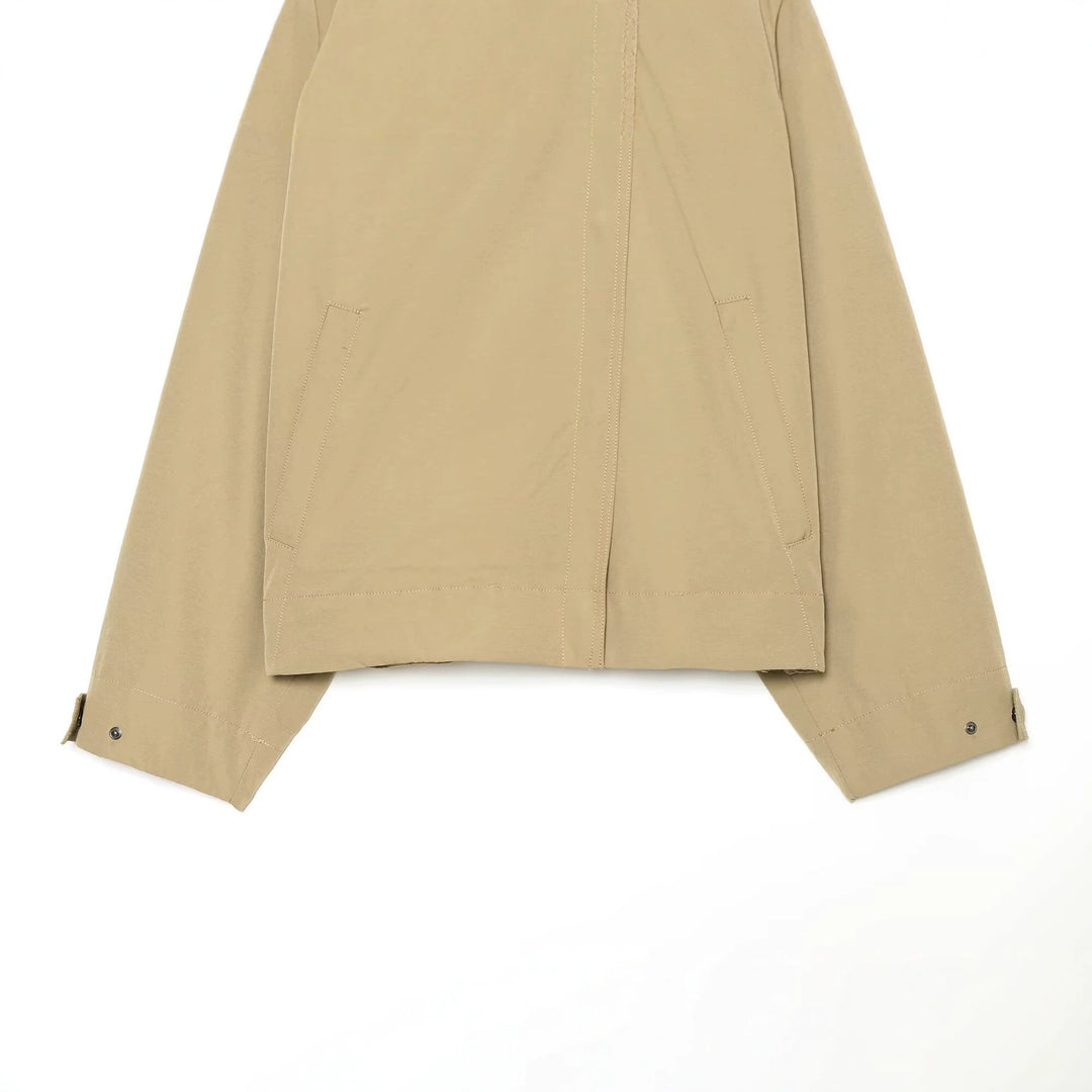 Damen Kurzjacke mit Oversize-Kragen und verstellbaren Manschetten Drune