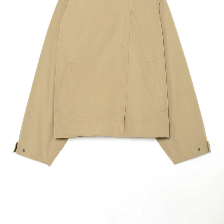 Damen Kurzjacke mit Oversize-Kragen und verstellbaren Manschetten Drune