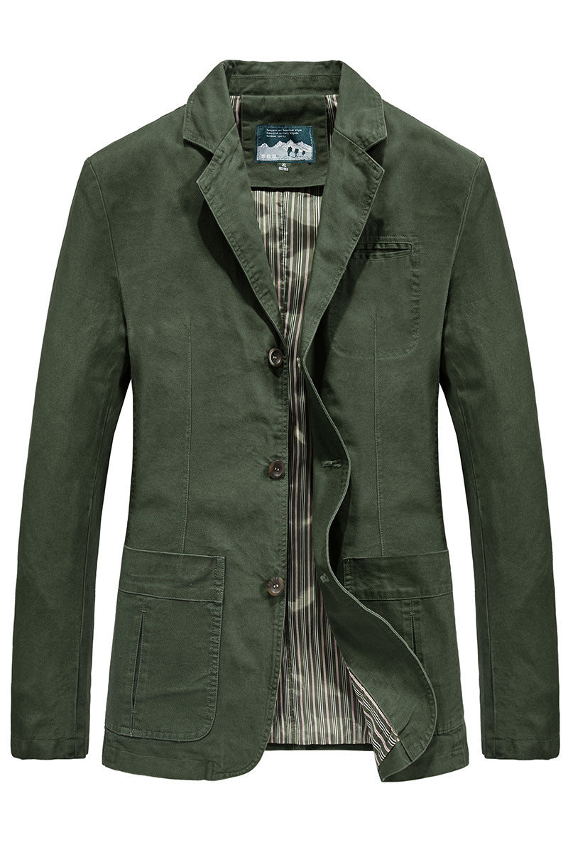 Herren Eleganter Baumwollblazer Drune