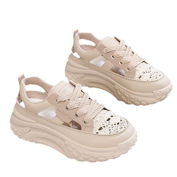 Damen Sportliche Sneaker mit luftiger Netzstruktur und extra hohem Komfort Drune