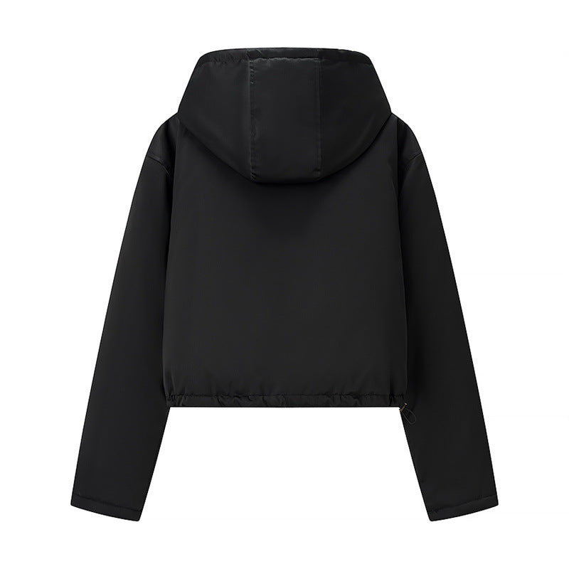 Damen Übergangsjacke mit Kapuze und praktischen Taschen Drune