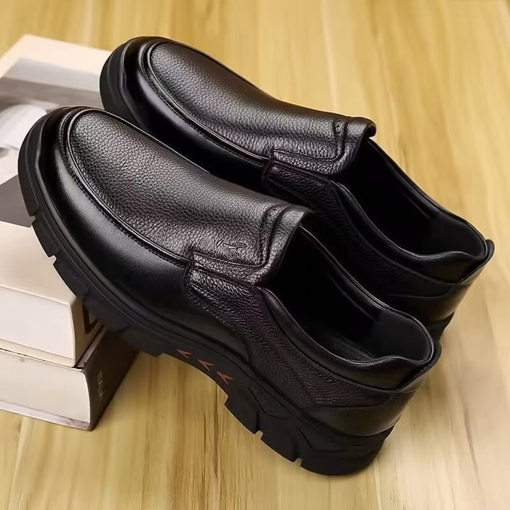 Herren Elegante Slip-On Lederschuhe Drune