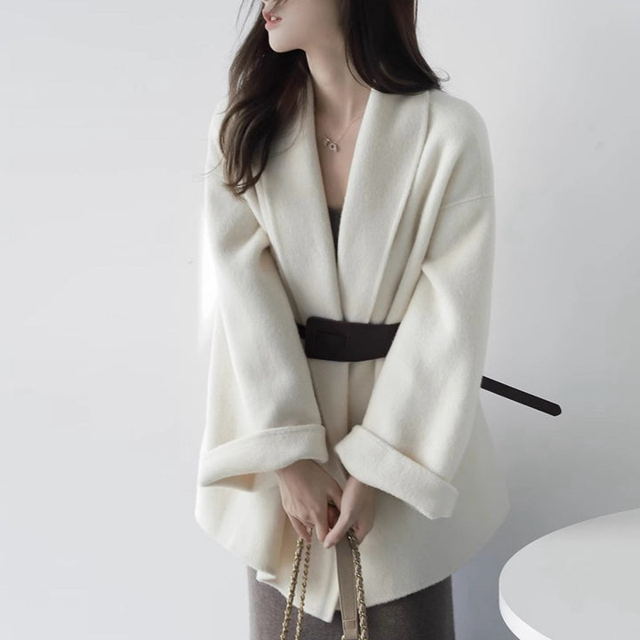 Damen Schicke und elegante Wickeljacke Drune