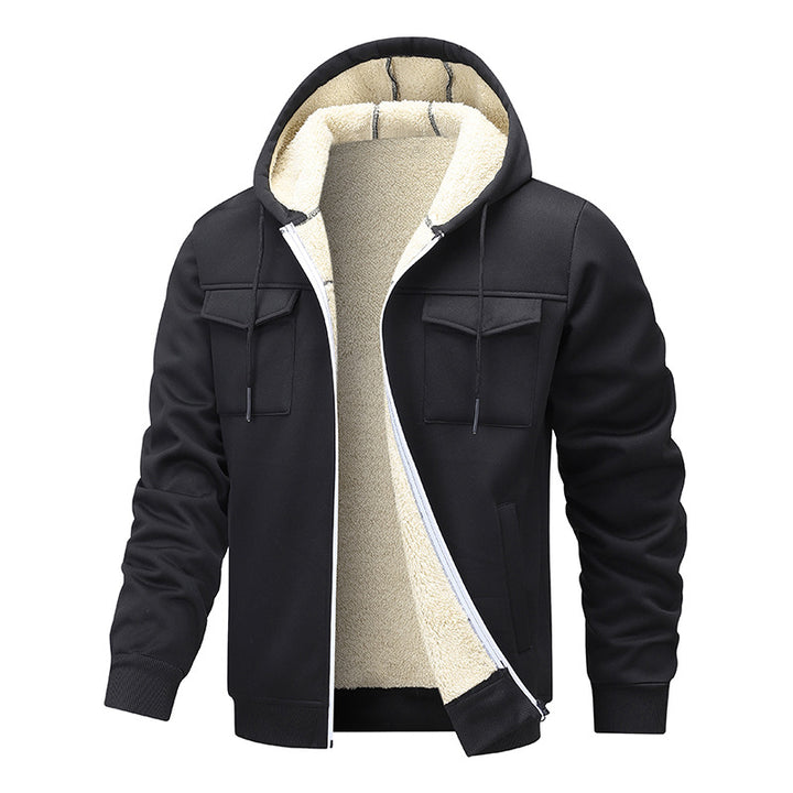 Herren Freizeitjacke mit hohem Kragen und Taschen Drune