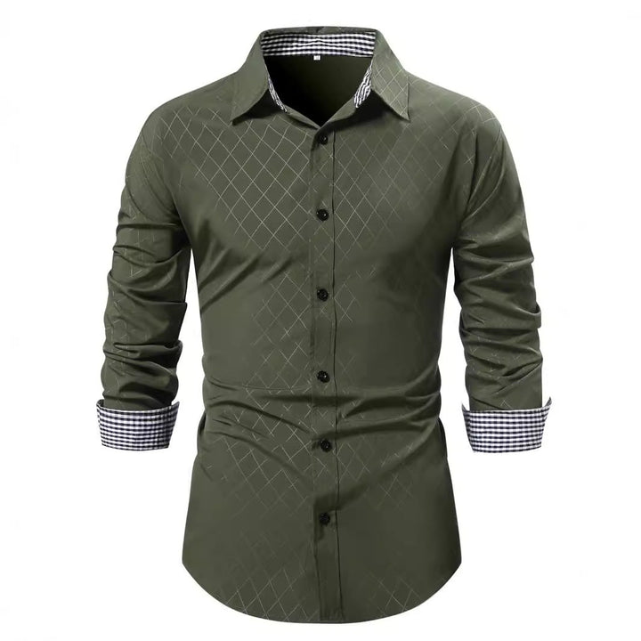 Herren Langarmhemd Drune