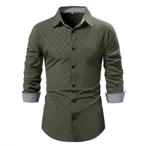 Herren Langarmhemd Drune