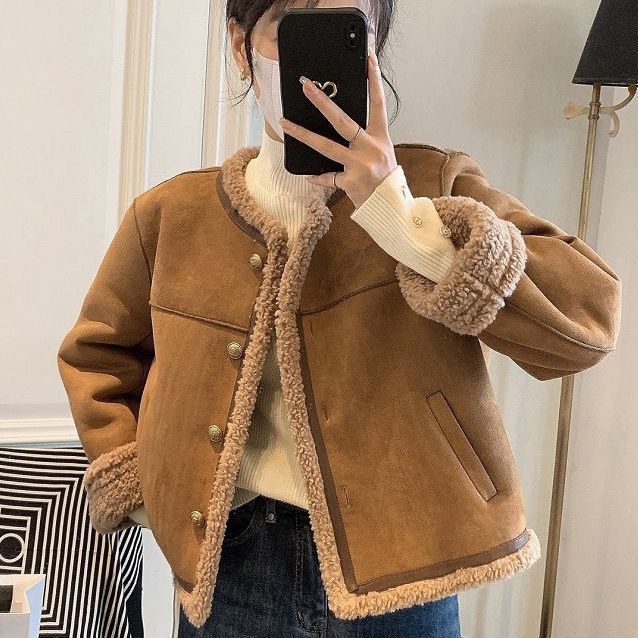 Damen Teddyjacke mit hochwertiger Innenfütterung Drune