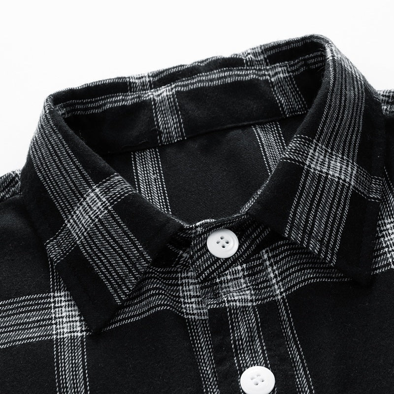 Damen Komfortable Flanellhemd Drune