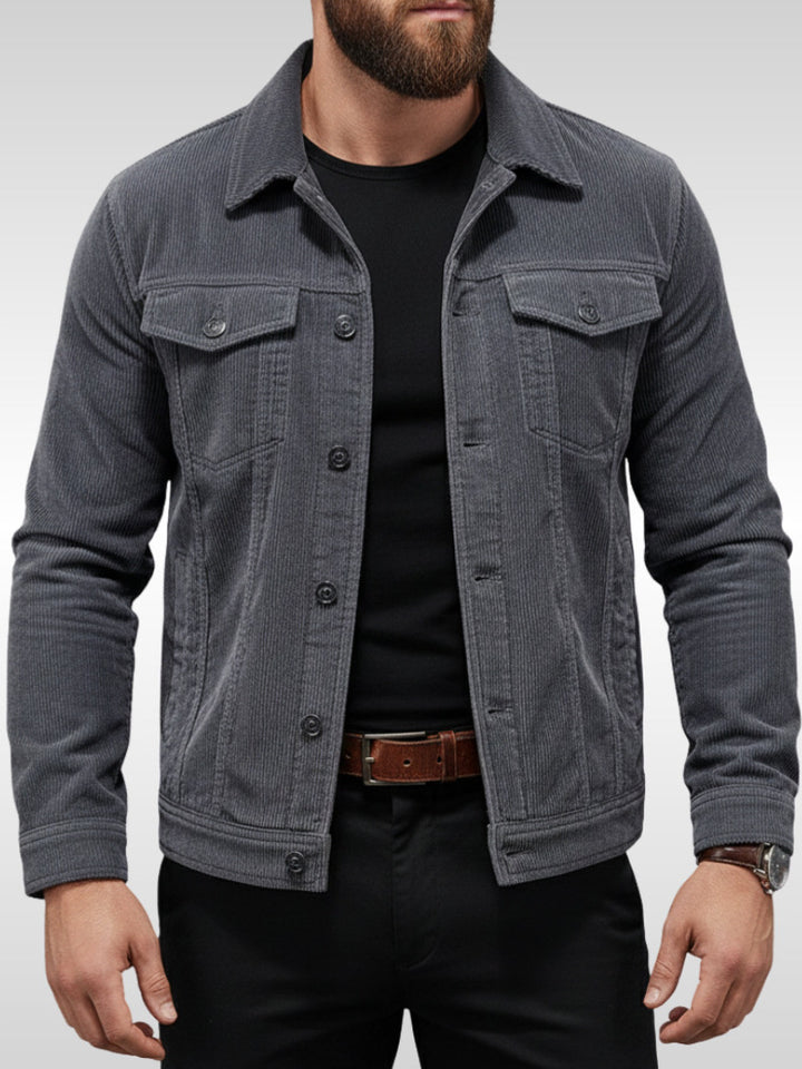 Herren Cordjacke mit Taschen