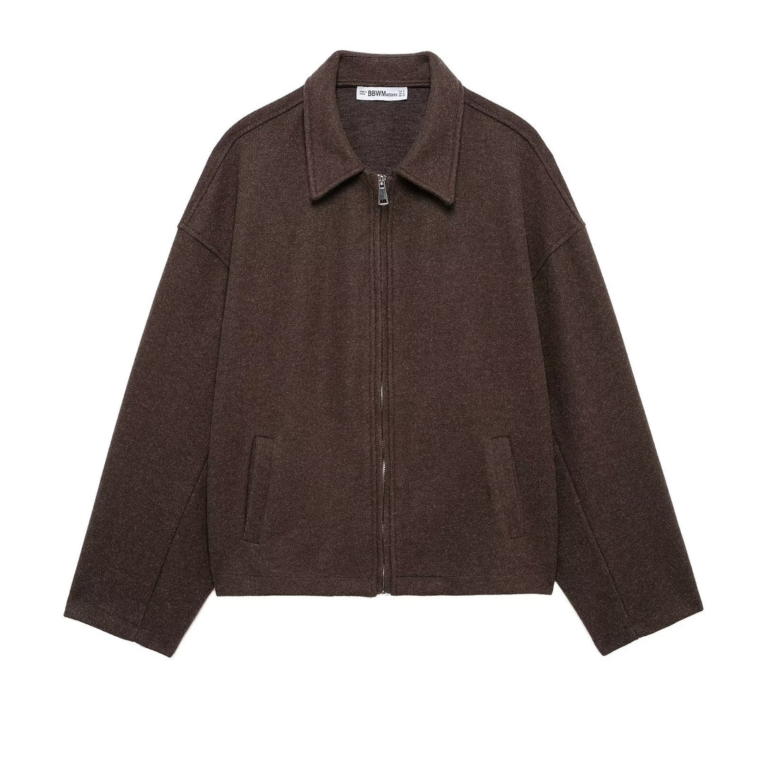 Damen lässige Wolljacke Drune