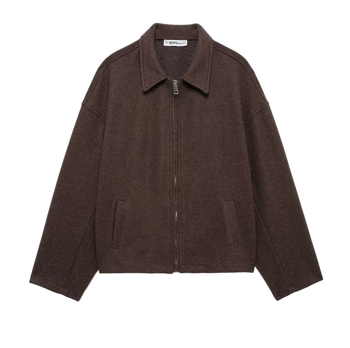 Damen lässige Wolljacke Drune