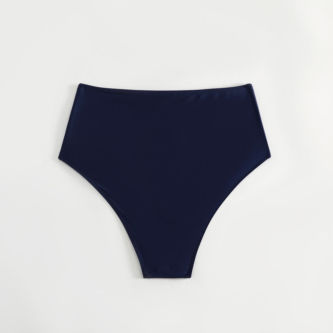 Damen Hoch taillierte Bikini-Hose Drune