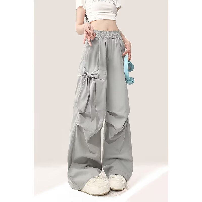Damen Cargo-Hose mit weitem Schnitt und praktischen Seitentaschen