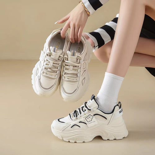 Damen Chunky Sneakers im modernen Design mit atmungsaktiver Sohle Drune
