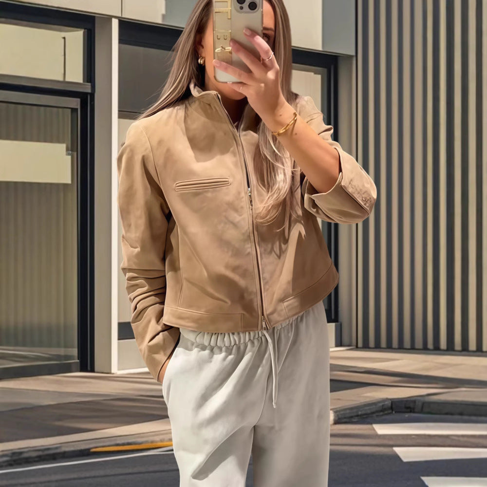 Damen Lässige Kurzjacke im modischen Stil Drune