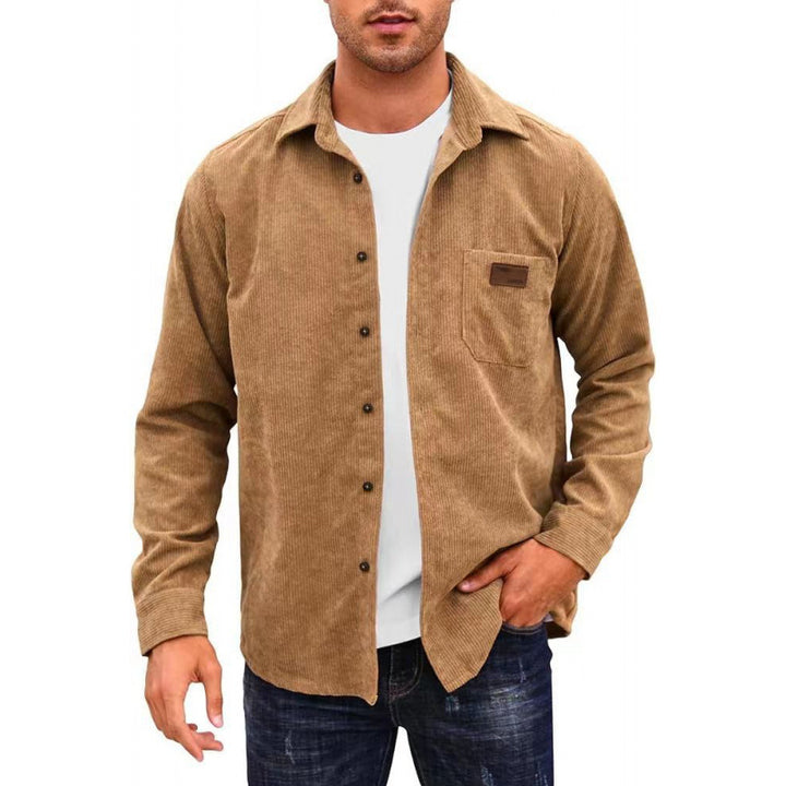Herren Corduroy Hemdjacke Drune