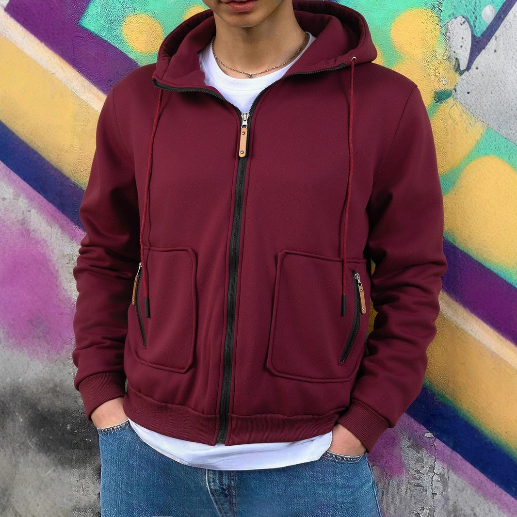 Herren Sportliche Fleecejacke Drune