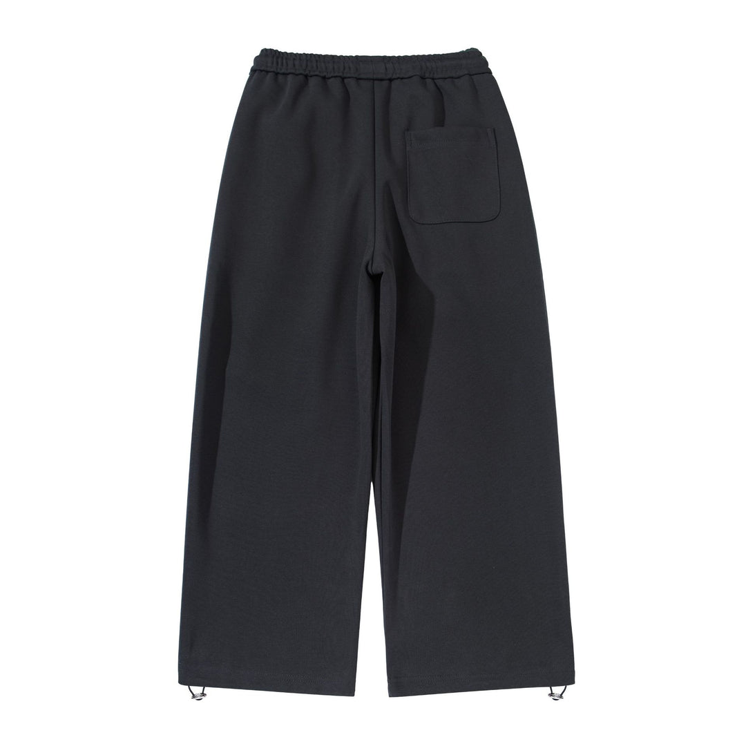 Unisex Weite Cropped Jogginghose mit Tunnelzugbund, Eingrifftaschen und verstellbarem Saum Drune