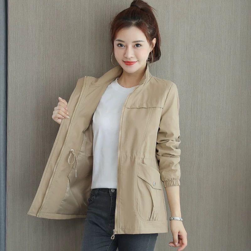 Drune | Trenchcoat Mit Reißverschluss Für Frauen